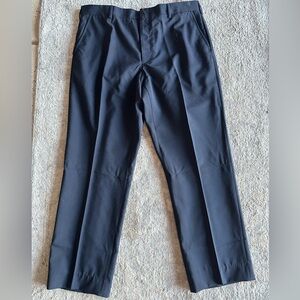 Crew outfitters Men's Black Dress Pants Straight Leg size 39R uniform pilot